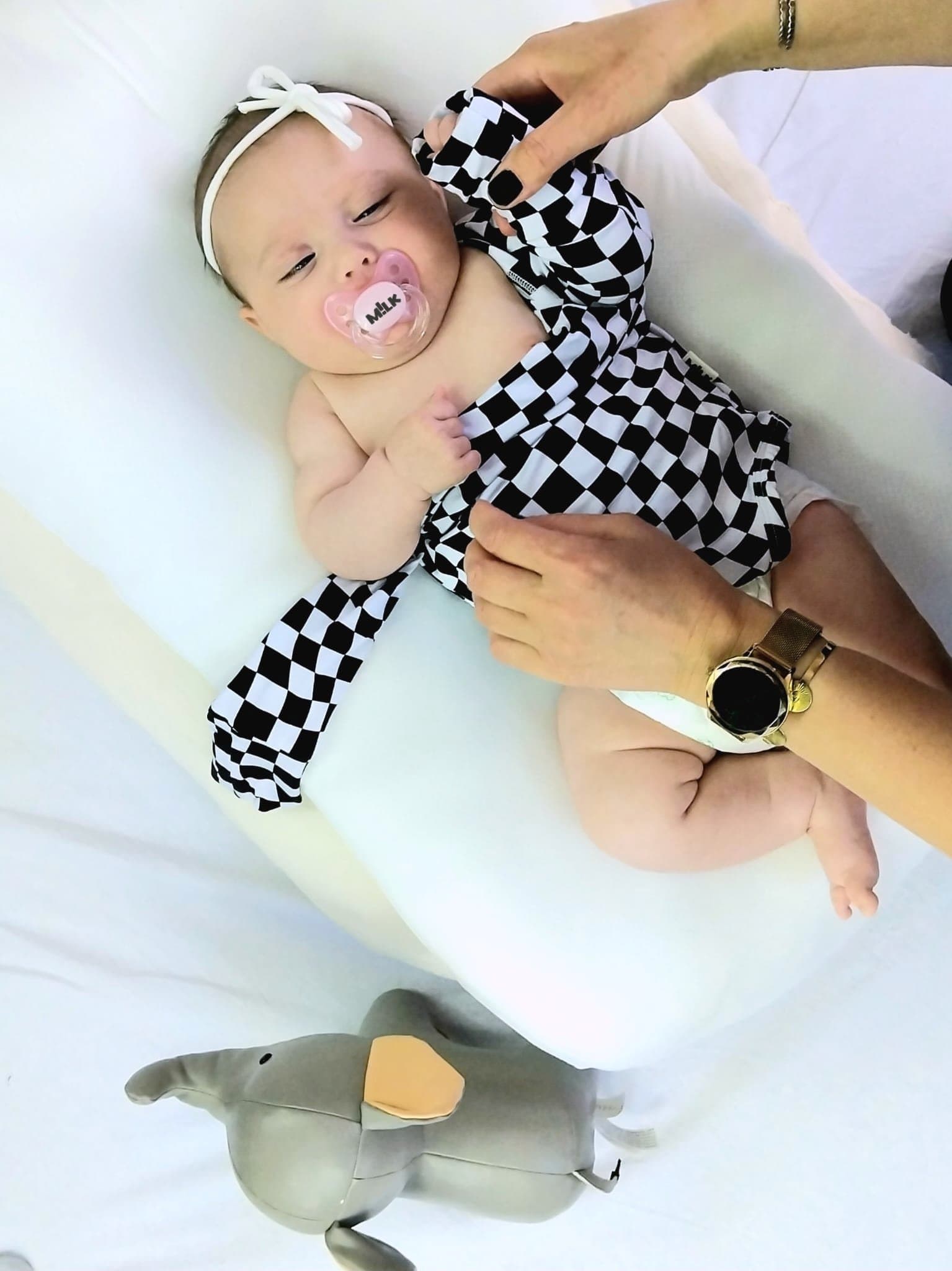 Body Bambou — Damier en bambou OEKO-TEX — M!LK — photo 3