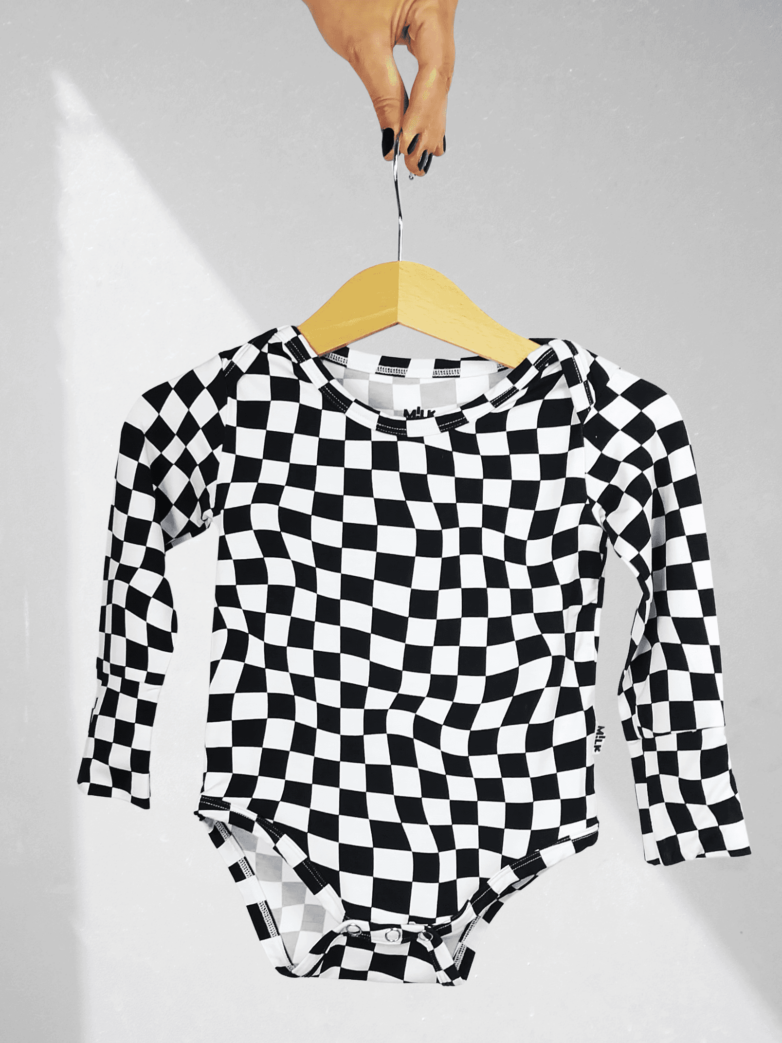 Body Bambou — Damier en bambou OEKO-TEX — M!LK — photo 2