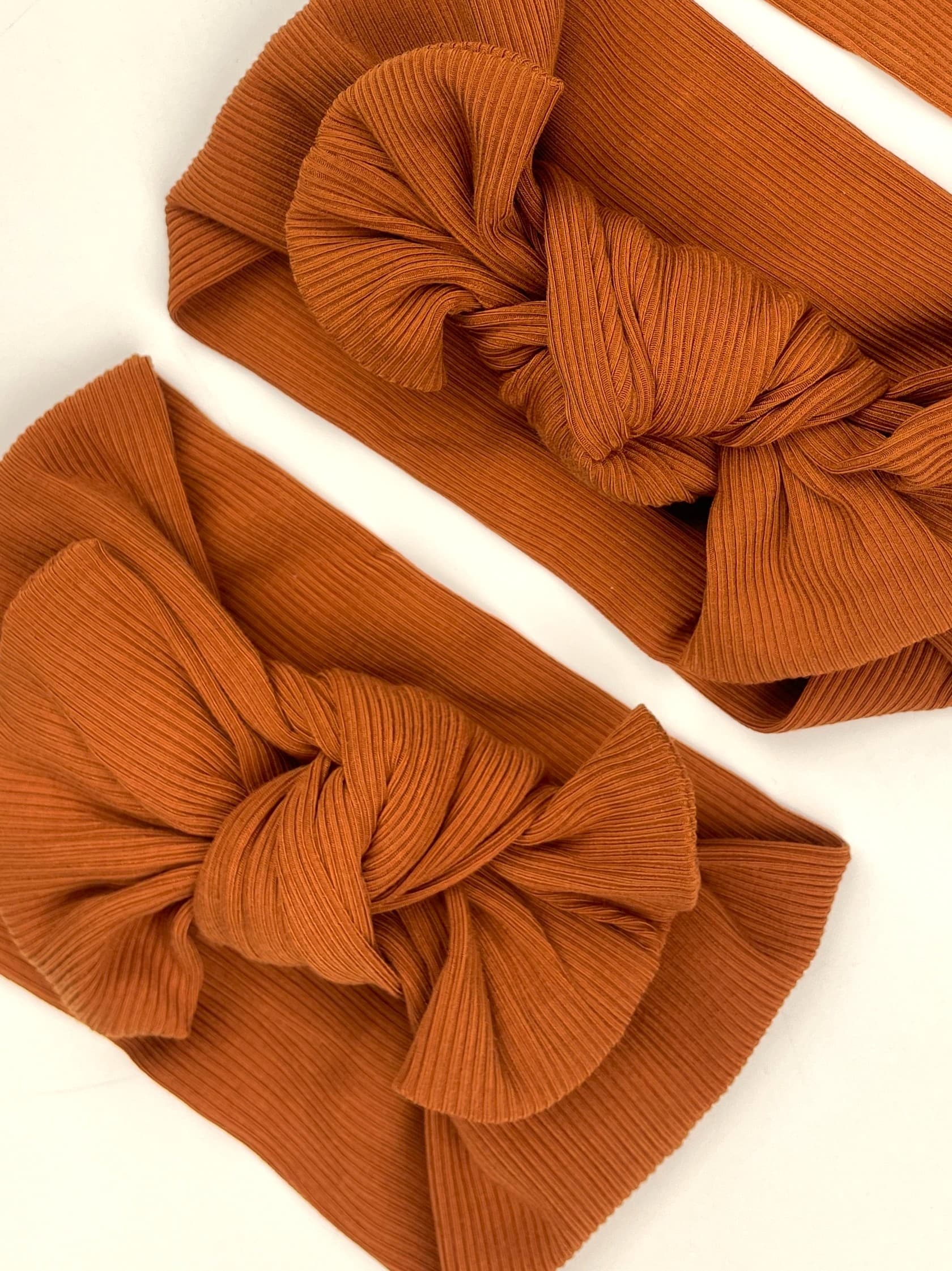 Bandeau nœud — Terracotta en bambou OEKO-TEX — M!LK — photo 2