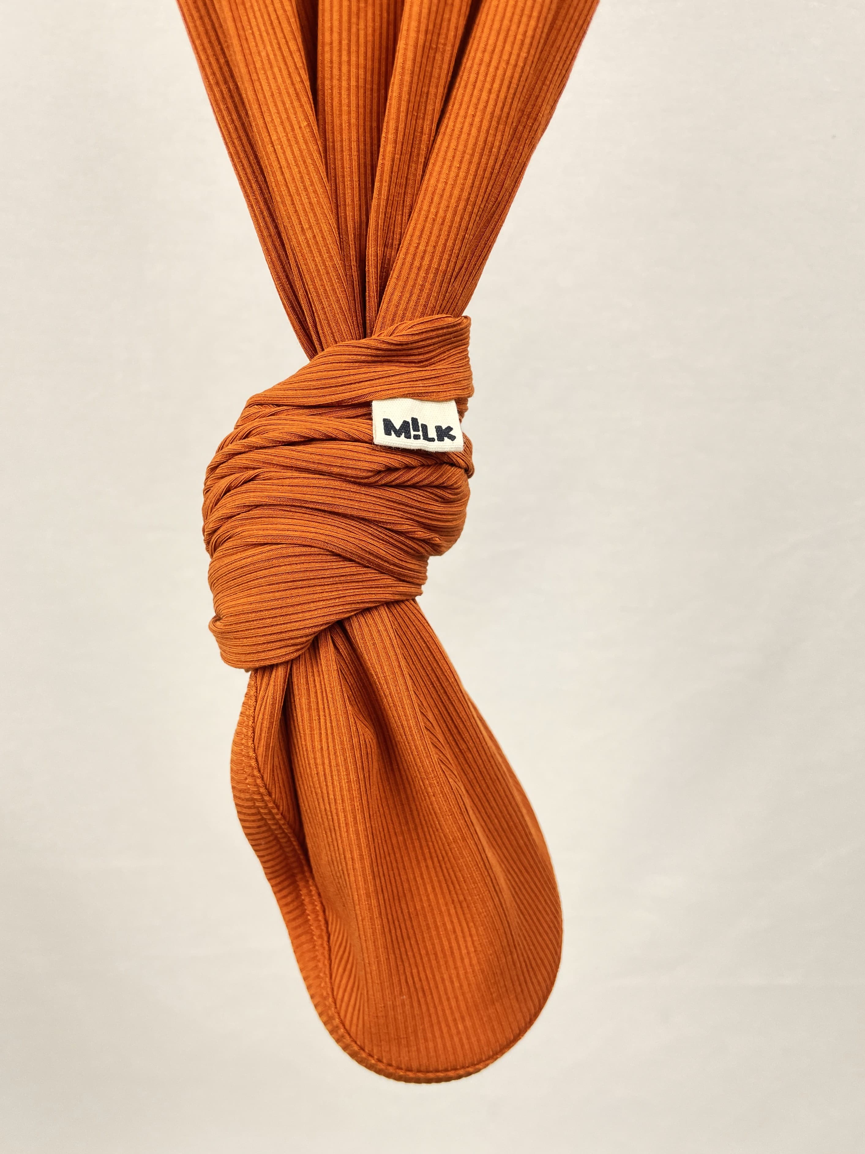Gigoteuse à Nouer — Terracotta in OEKO-TEX bamboo — M!LK — photo 3